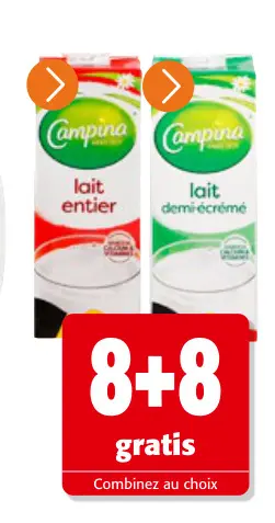 Offre: Lait