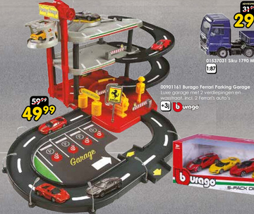 Aanbieding: Burago Ferrari Parking Garage