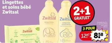 Offre: Lingettes et soins bébé Zwitsal