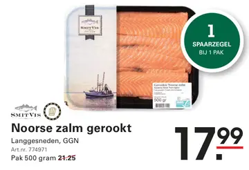 Aanbieding: Noorse zalm gerookt