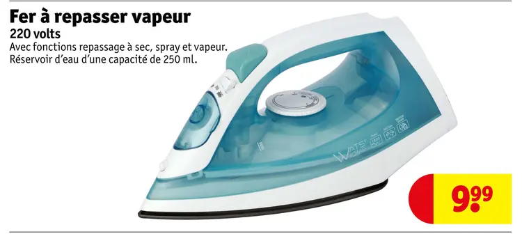 Offre: Fer à repasser vapeur