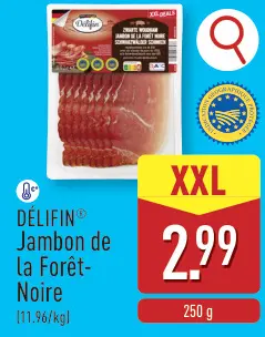 Offre: Jambon de la Forêt-Noire