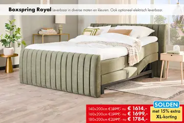 Aanbieding: Royal boxspring
