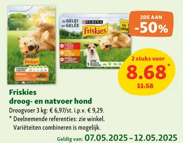 Aanbieding: Friskies droog- en natvoer hond