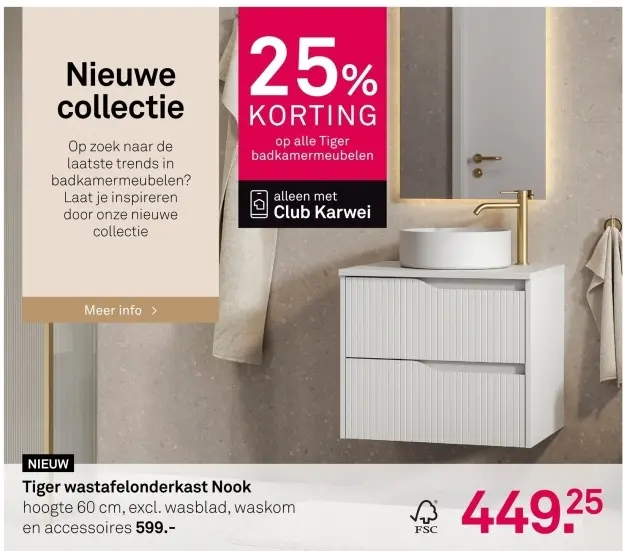 Aanbieding: Wastafelonderkast Nook