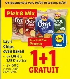 Offre: Chips oven baked