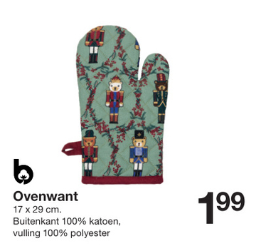 Aanbieding: Ovenwant