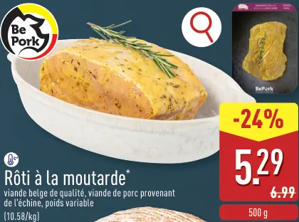 Offre: Rôti à la moutarde