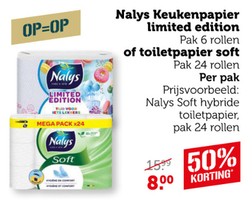 Aanbieding: Nalys Keukenpapier limited edition