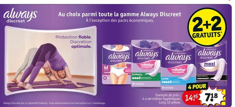 Offre: Always Discreet