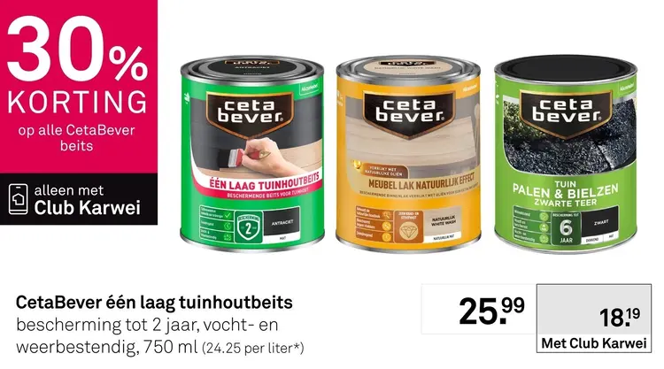 Aanbieding: Alle CetaBever beits