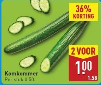 Aanbieding: Komkommer