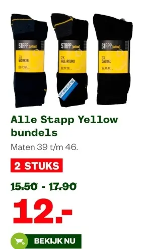 Aanbieding: Stapp Yellow bundels
