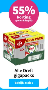 Aanbieding: Alle Dreft gigapacks