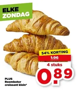 Roomboter croissant klein