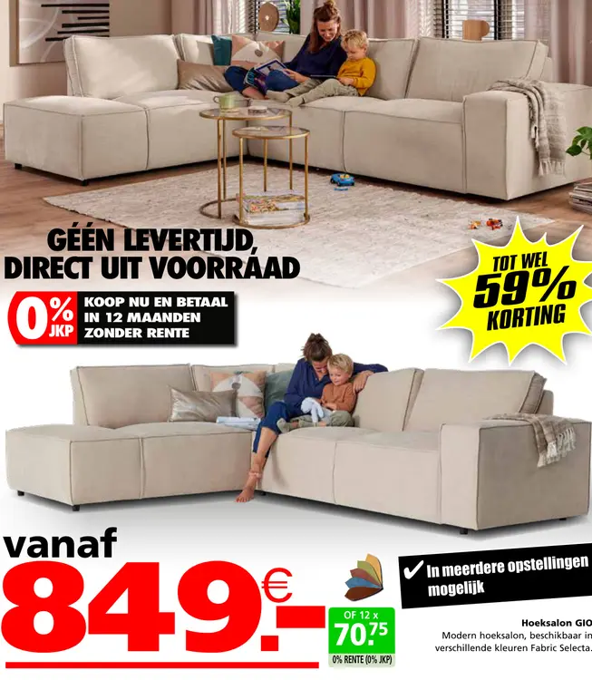 Promotie: Hoeksalon GIO