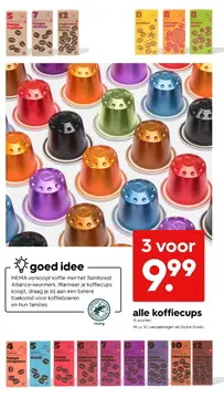 Aanbieding: alle koffiecups