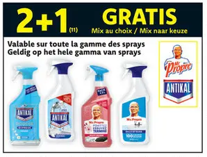 Offre: Gamme de sprays