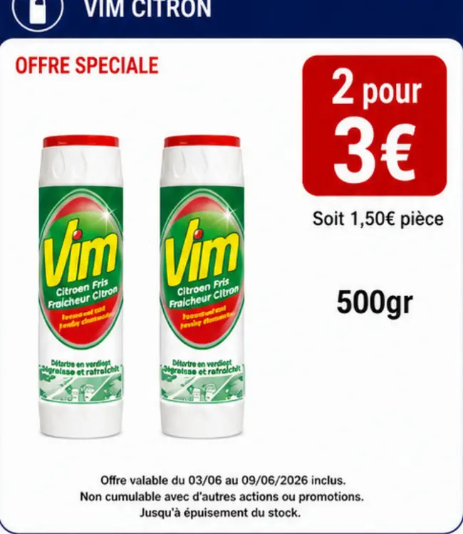 Offre: Vim citron