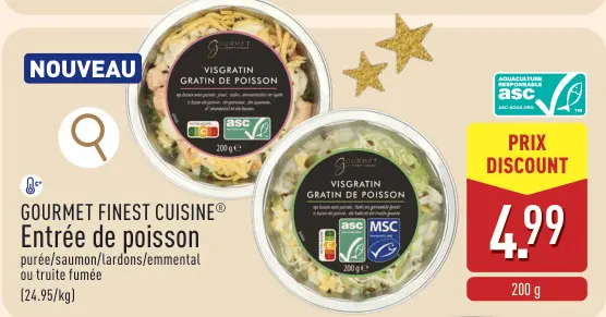 Offre: Entrée de poisson