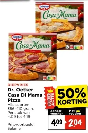Aanbieding: Dr. Oetker Casa Di Mama Pizza