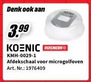 Promotie: Afdekschaal voor microgolfoven
