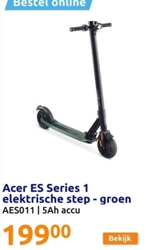 Aanbieding: Acer ES Series 1 elektrische step - groen