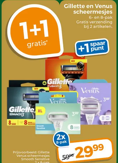 Aanbieding: scheermesjes