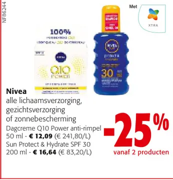 Aanbieding: Nivea alle lichaamsverzorging, gezichtsverzor