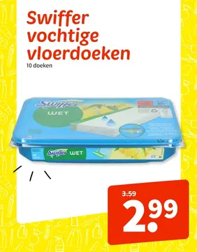 Aanbieding: Vochtige vloerdoeken