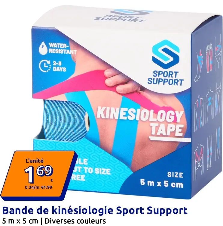 Offre: Sport Support Bande de kinésiologie