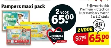Aanbieding: Pampers maxi pack
