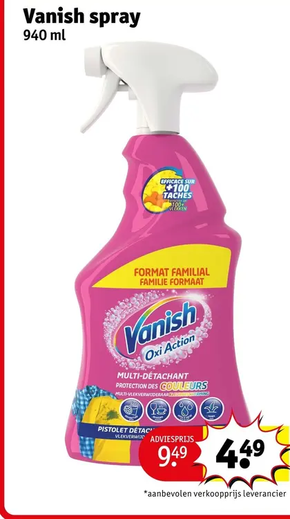 Aanbieding: Vanish spray
