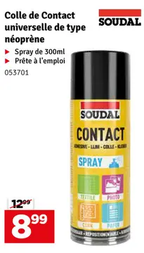 Offre: Colle de Contact universelle de type néoprène
