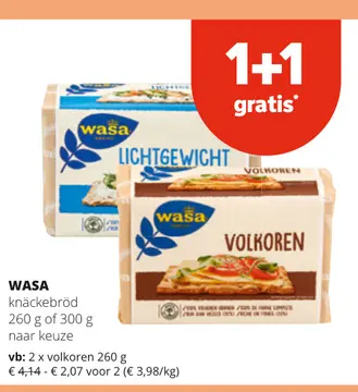 Aanbieding: WASA knäckebröd