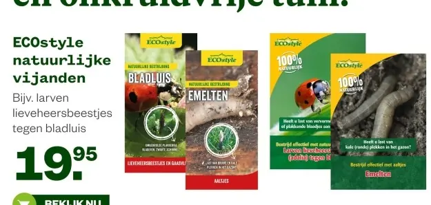 Aanbieding: ECOstyle natuurlijke vijanden