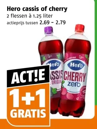 Aanbieding: Cassis of cherry