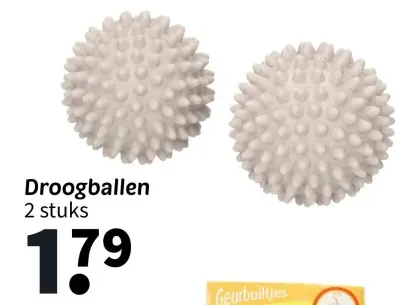 Promotie: Droogballen