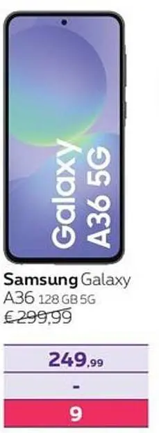 Promotie: Samsung Galaxy A36