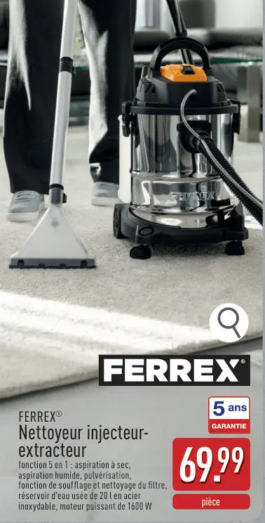 Offre: Nettoyeur injecteur-extracteur