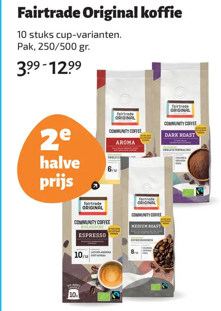 Aanbieding: Fairtrade Original koffie