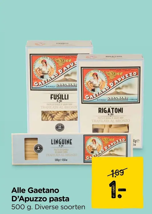Aanbieding: Gaetano D'Apuzzo pasta