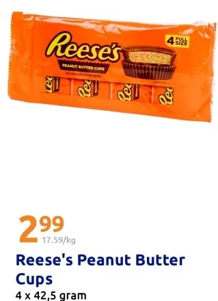 Aanbieding: Reese's Peanut Butter Cups