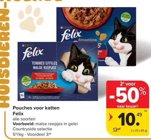 Promotie: Pouches voor katten