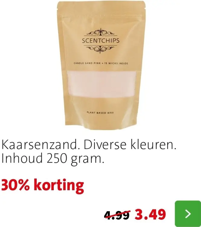 Aanbieding: Scentchips Kaarsenzand