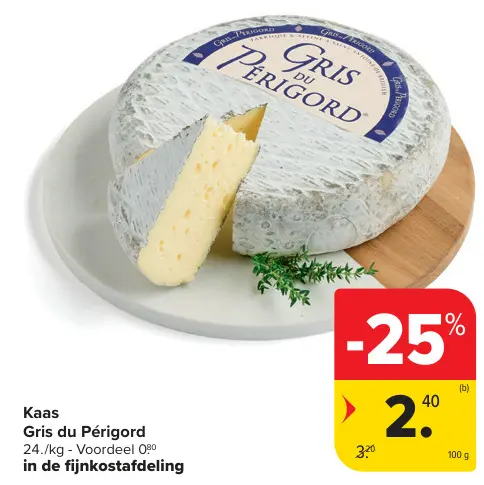 Promotie: Gris du Périgord