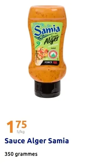 Offre: Sauce Alger Samia