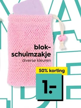 Aanbieding: blok-schuimzakje