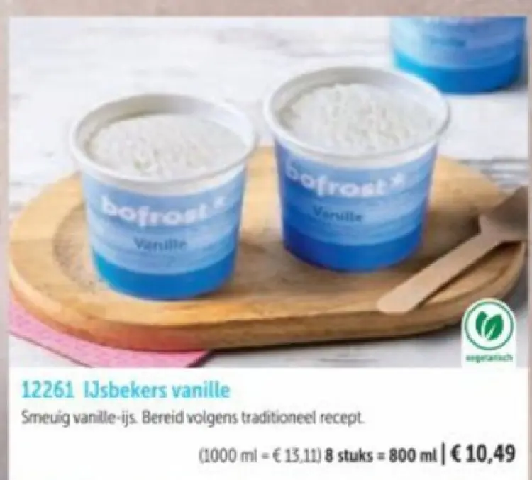Promotie: IJsbekers vanille