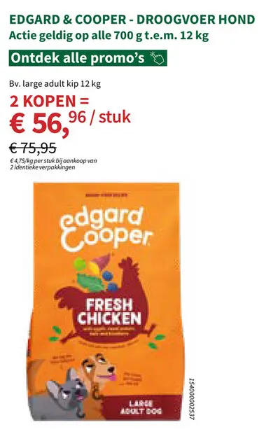 Promotie: Large adult kip